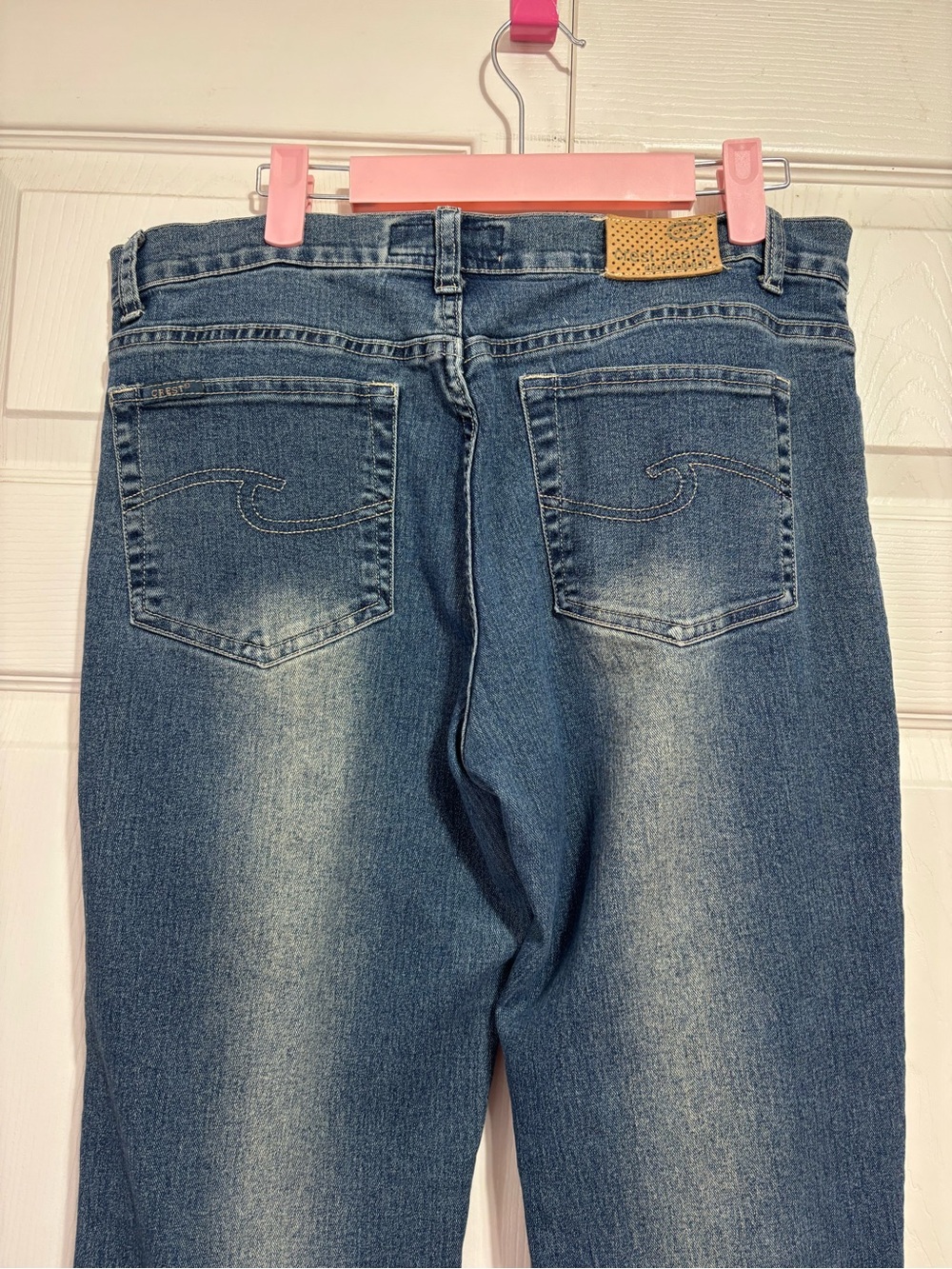Vintage Flare Jeans with Floral Panel - Picture 5 of 7